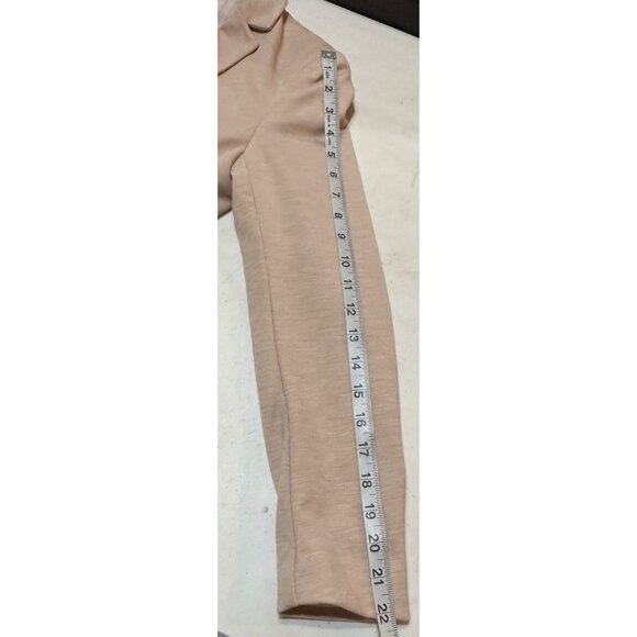 H&M Brand Light Pink Jacket w/Striped Lining Polyester Blend Women's Size 6 - Picture 9 of 13